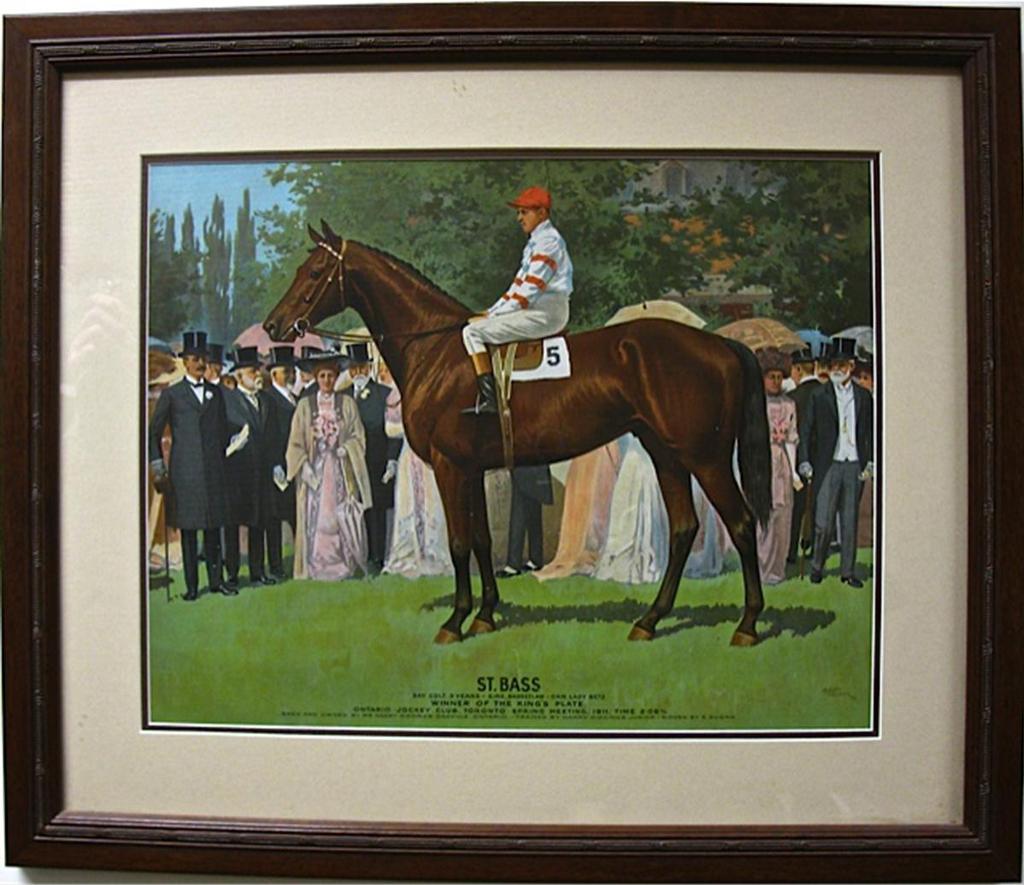 Arthur Henry Hider (1870-1952) - St. Bass - Winner Of The King’S Plate