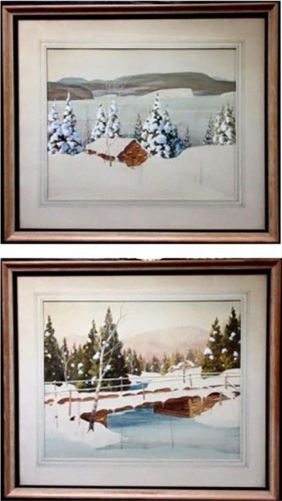 Graham Norble Norwell (1901-1967) - Winter Scenes - Laurentians