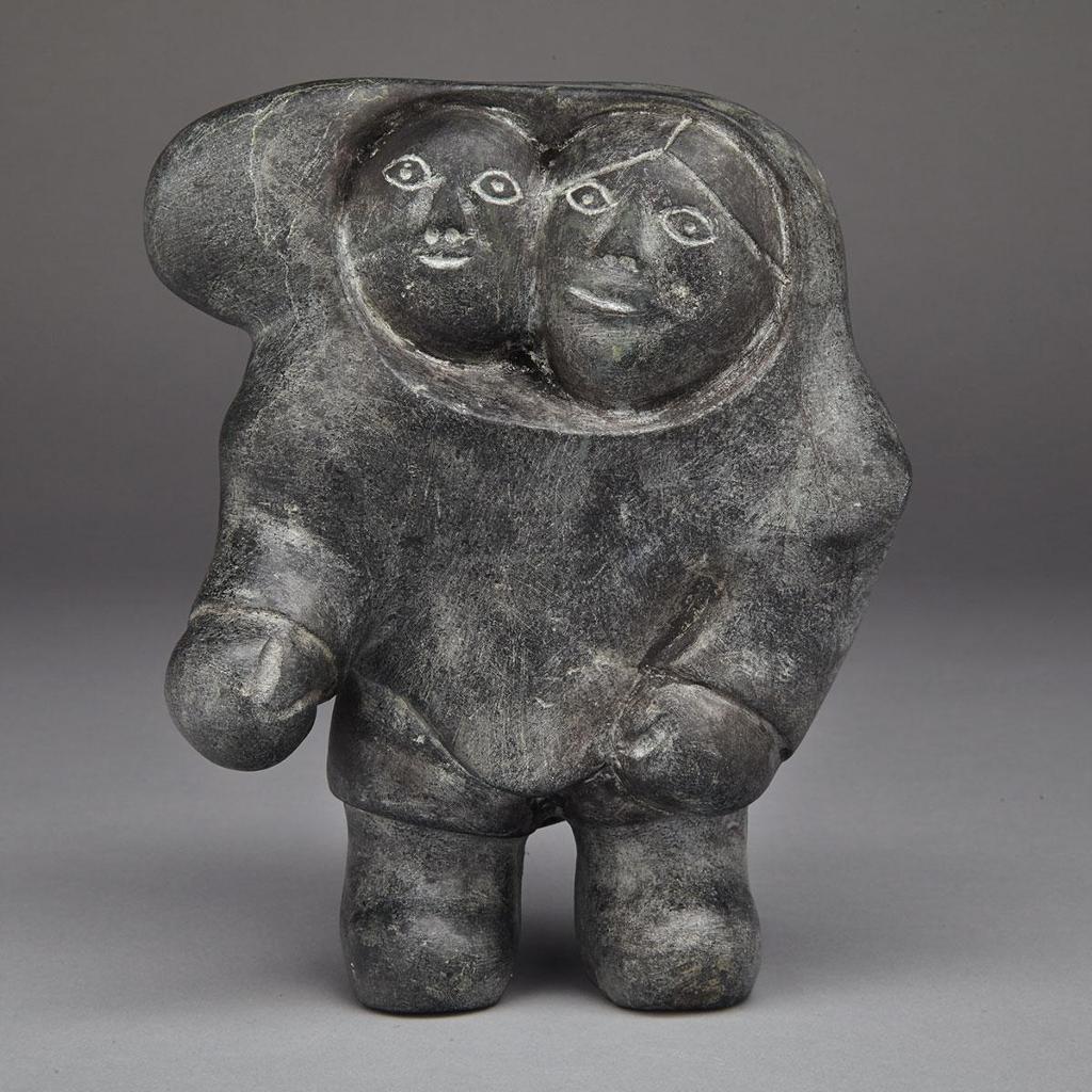 Mathew Aqigaaq (1940-2010) - Mother With Child In Amaut