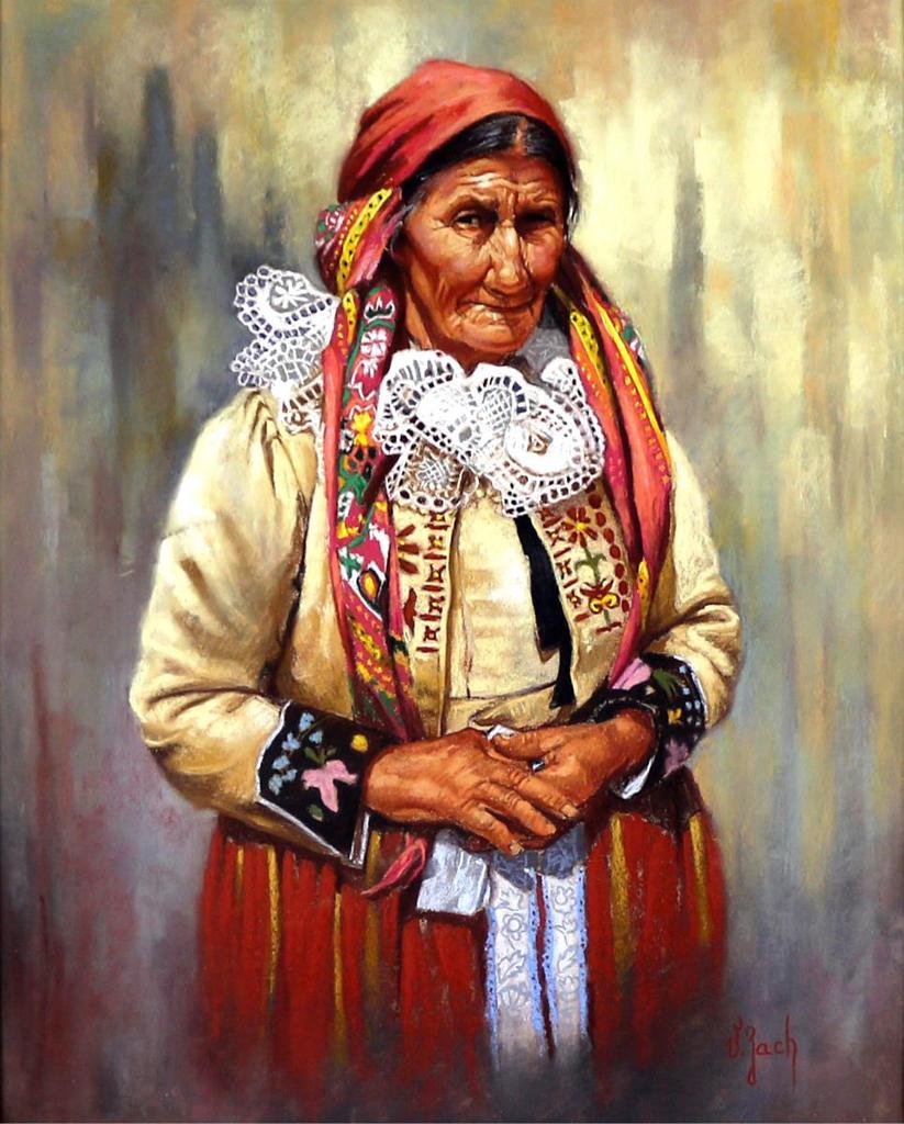 Vilem Zach (1946) - Costume From Veseli Nad Moravou Hroznova Lhota, Slav