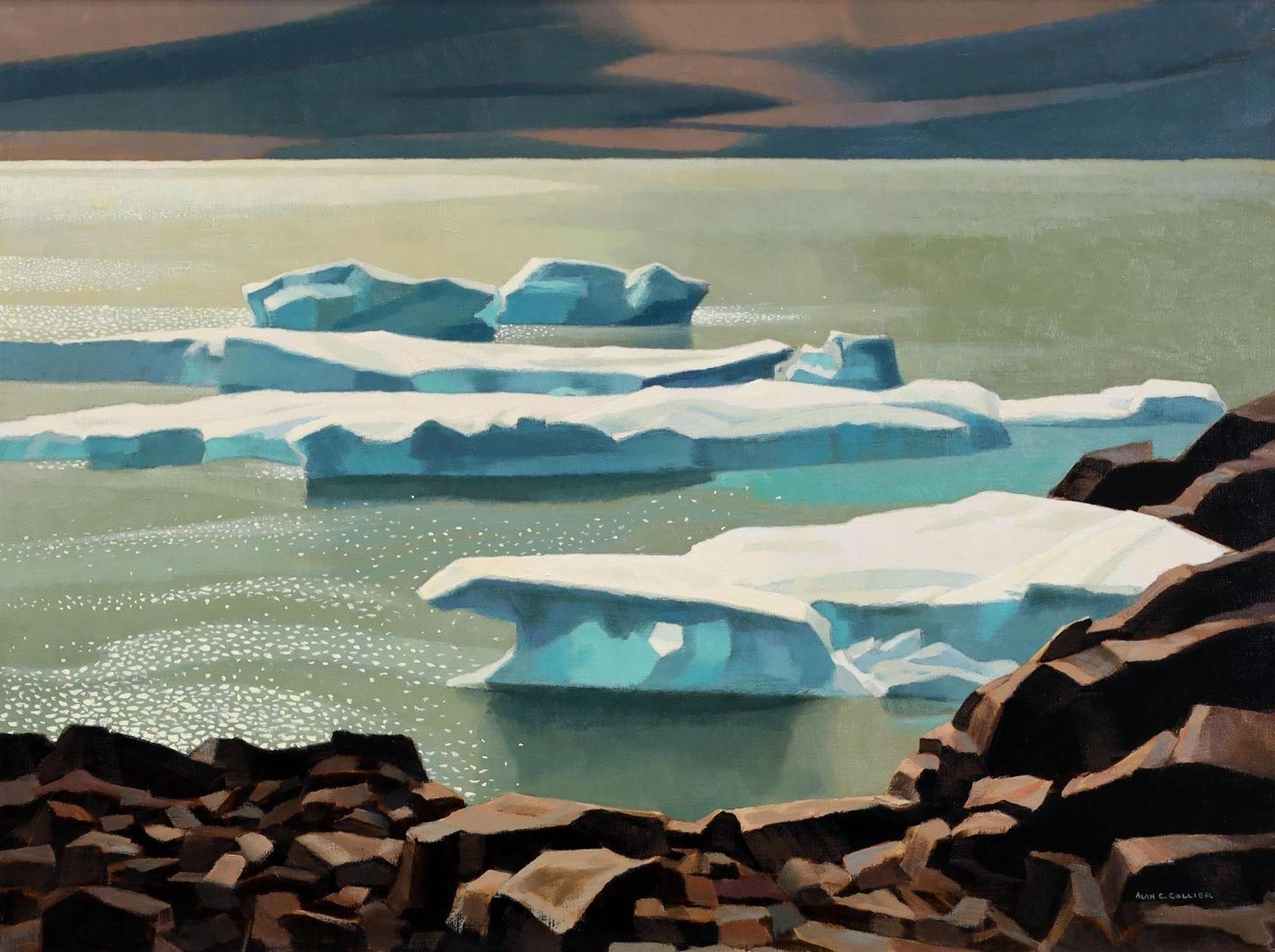 Alan Caswell Collier (1911-1990) - On Lancaster Sound At Dundas Harbour; Ca 1972