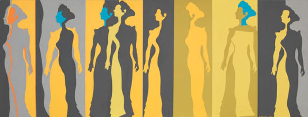 Jack Leaonard Shadbolt (1909-1998) - Silhouette Collage