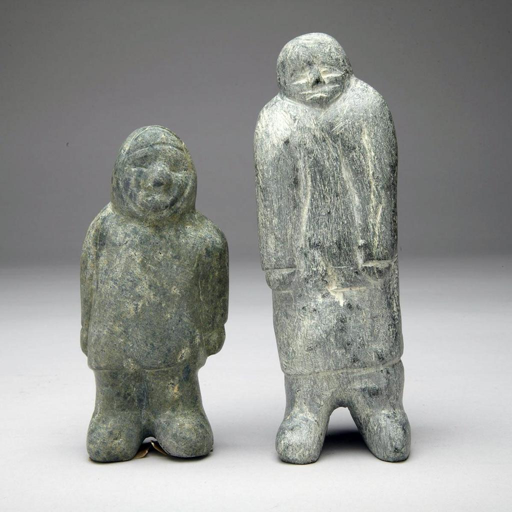 Eli Tikeayak (1933-1996) - Two Standing Figures