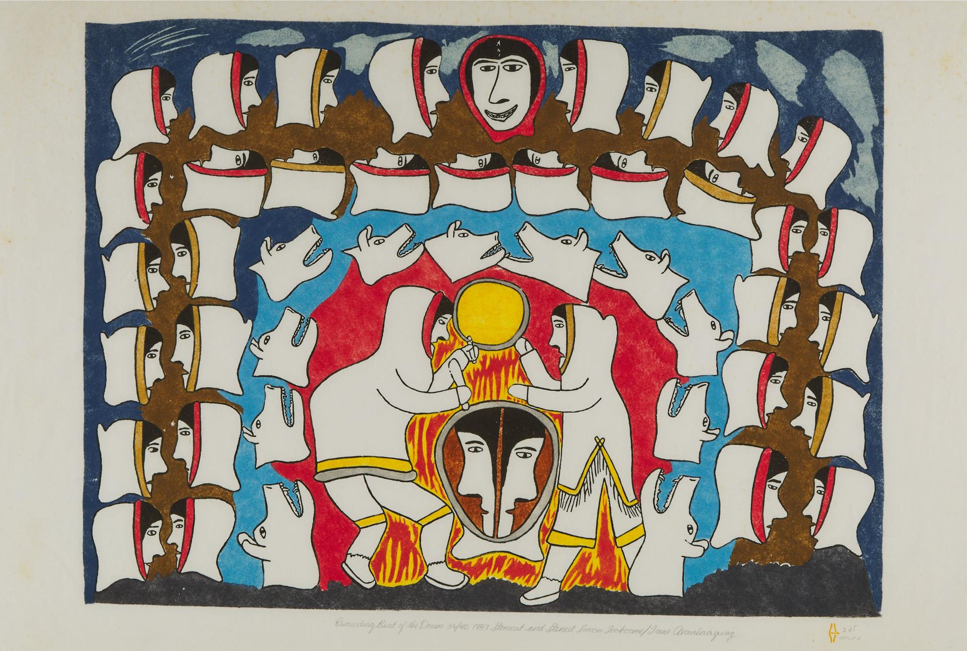 Simon Tookoome (1934-2010) - Resounding Beat Of The Drum, 1987