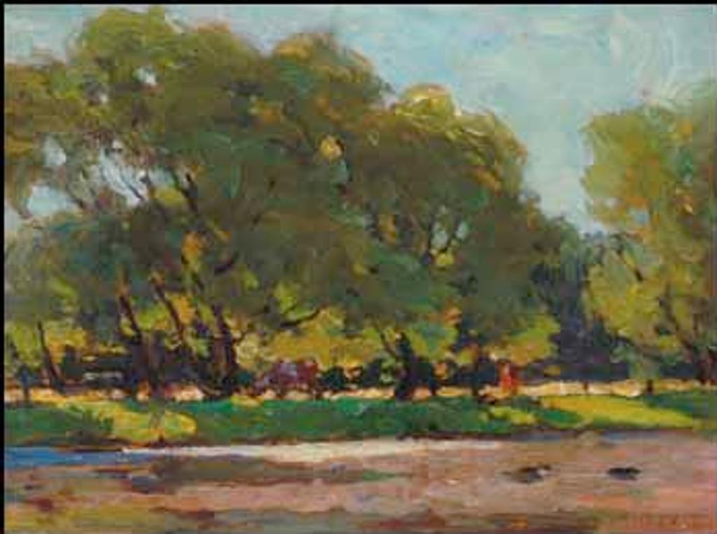 John William (J.W.) Beatty (1869-1941) - Cattle by the River