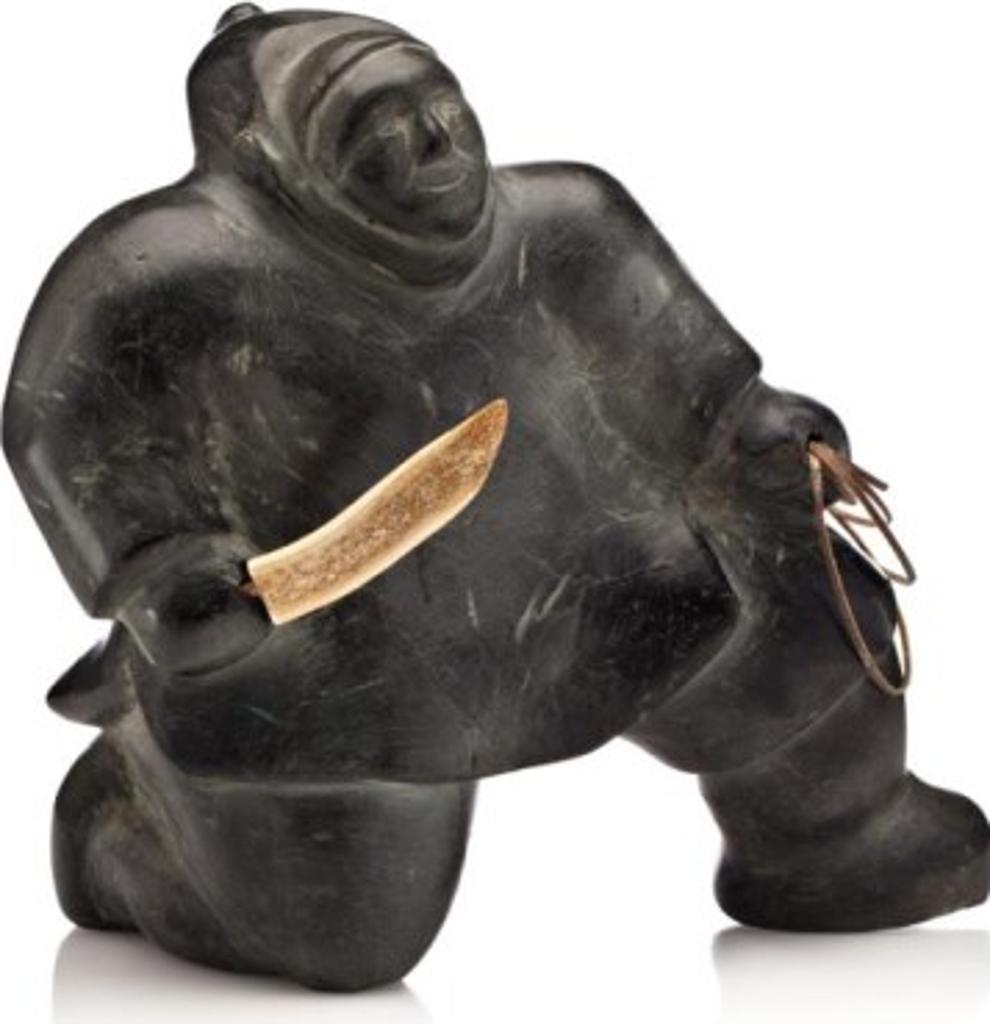 Barnabus Arnasungaaq (1924-2017) - Kneeling Hunter, early 1970s
