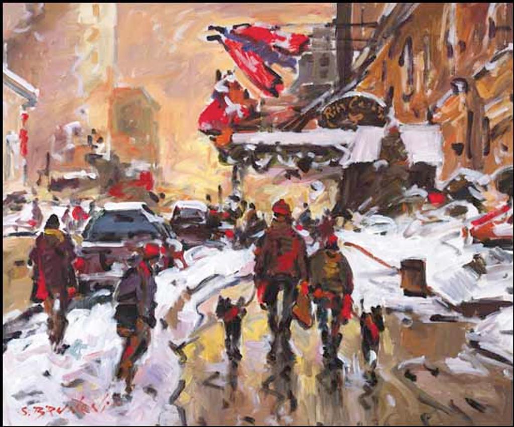 Serge Brunoni (1938-2020) - Montréal, Rue Sherbrooke