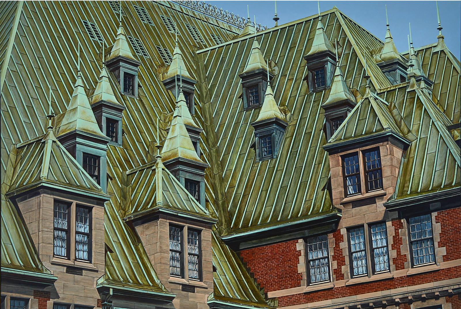 Yvette Froment (1937) - Chateau Frontenac, Lucarnes, 1984