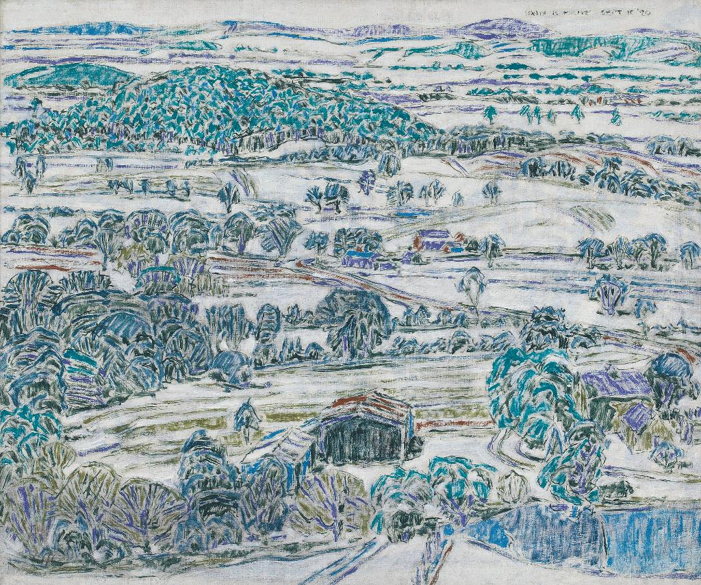 David Browne Milne (1882-1953) - Boston Corners Landscape