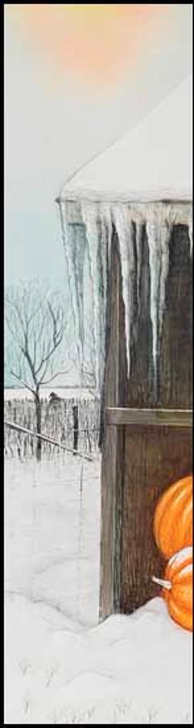 William Kurelek (1927-1977) - Pumpkins in Winter