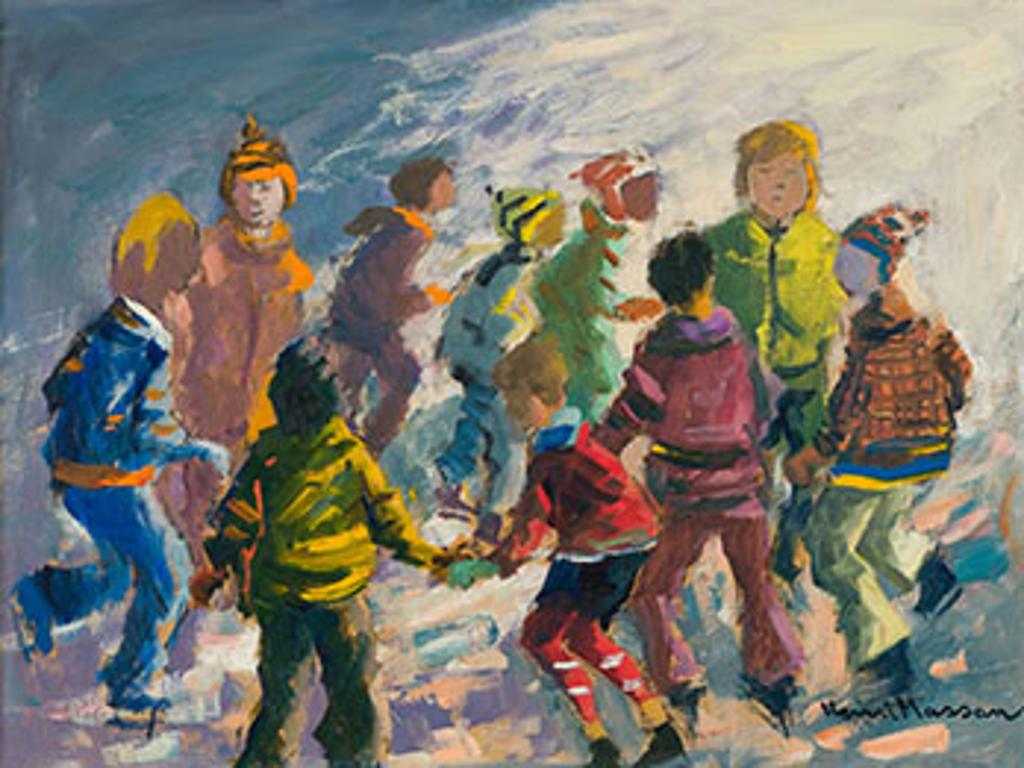 Henri Leopold Masson (1907-1996) - Skaters Round