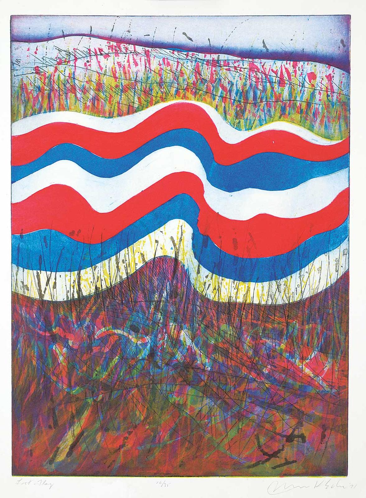 John Kenneth Esler (1933-2001) - Lost Flag  #16/35