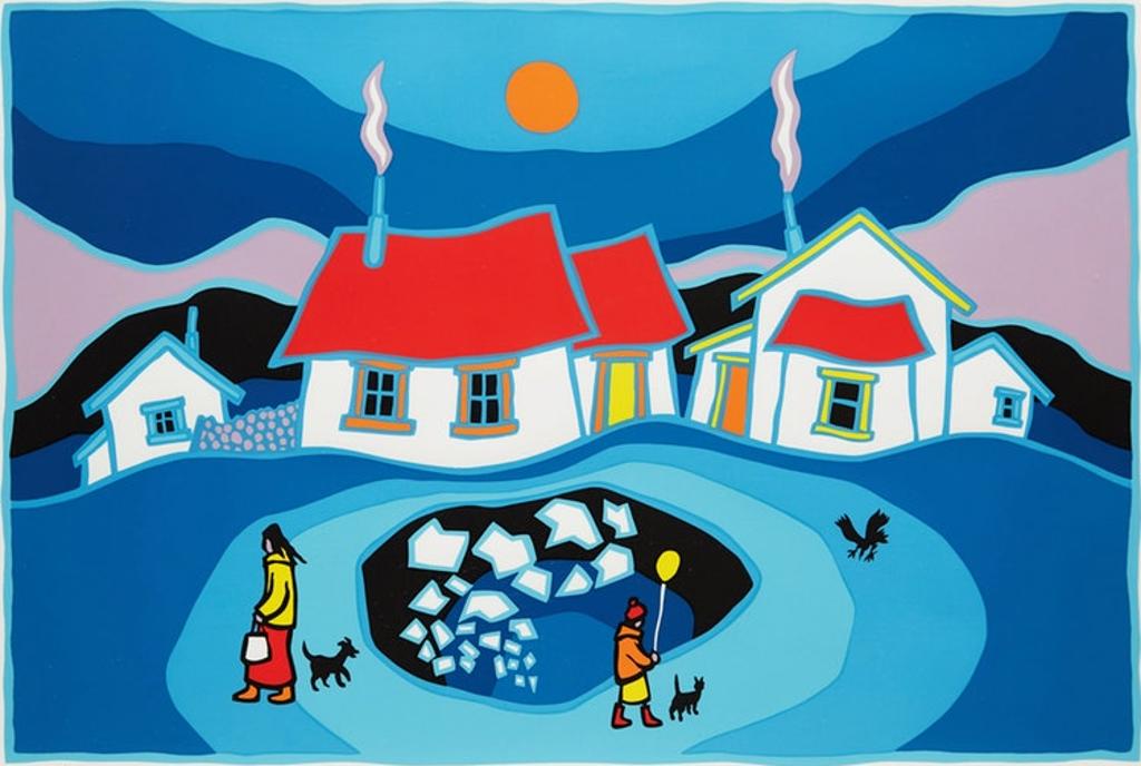 Ted Harrison (1926-2015) - The Balloon