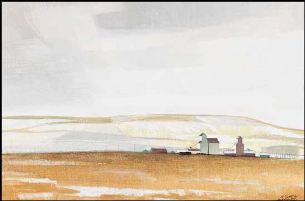 Hilton MacDonald Hassell (1910-1980) - Snow Squalls at Airdrie, Alberta