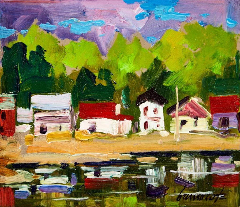 Bruno Cote (1940-2010) - Reflected Houses