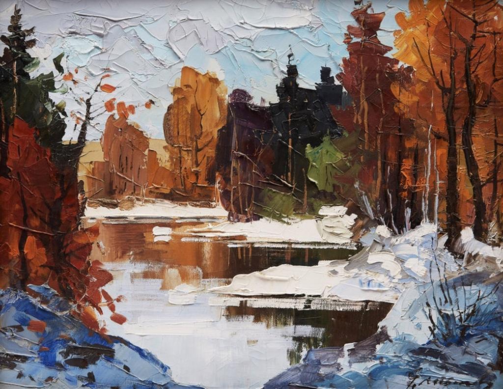 Geza (Gordon) Marich (1913-1985) - Stream in Winter