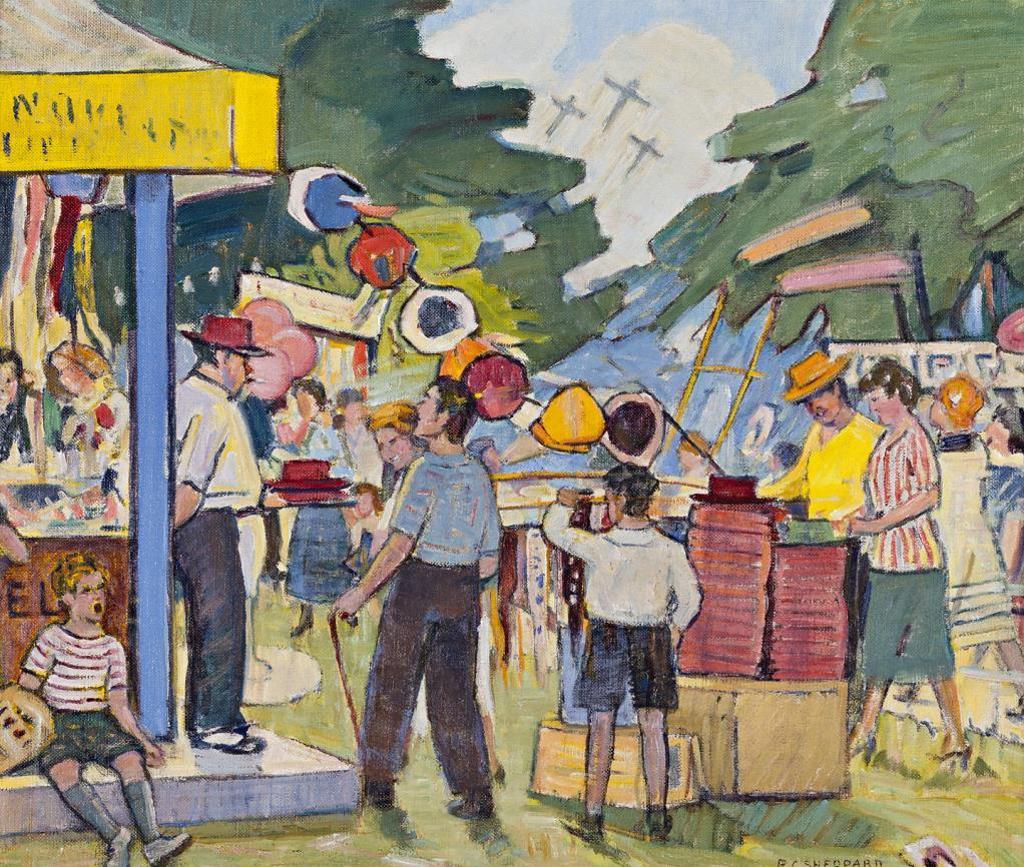 Peter Clapham (P.C.) Sheppard (1882-1965) - The Fair