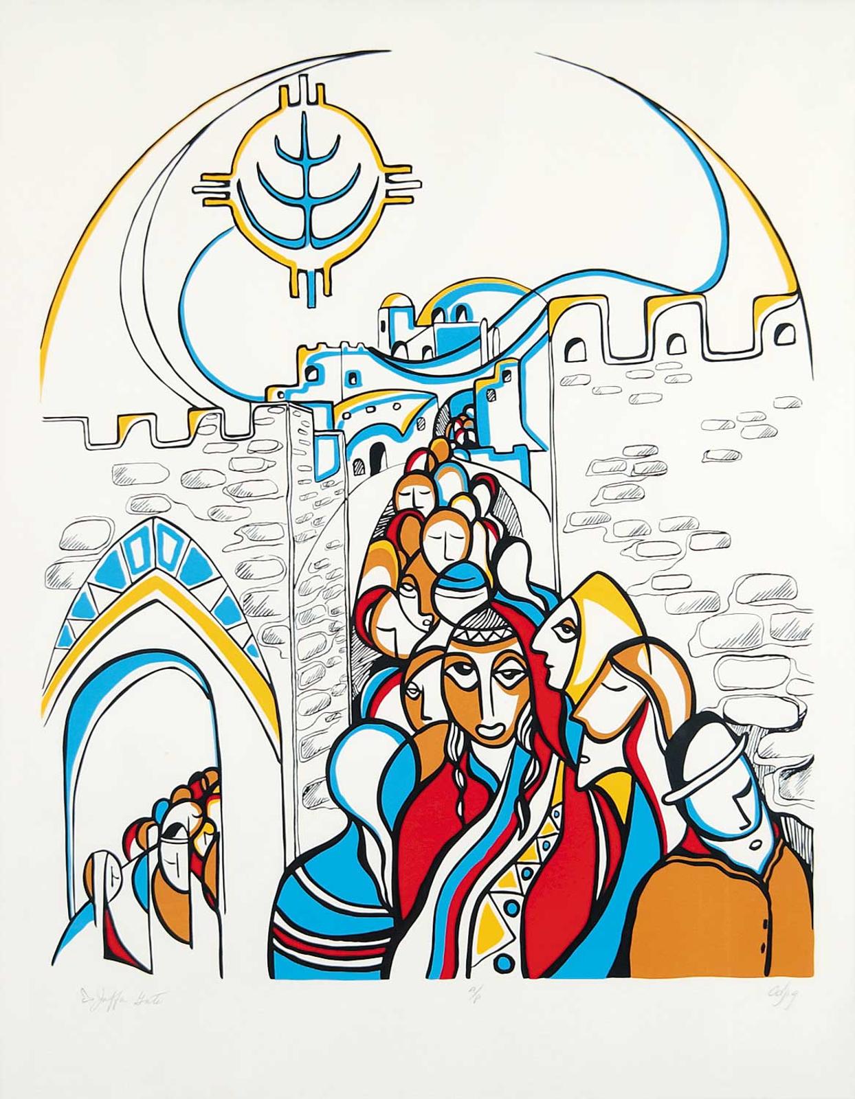 Daphne Odjig (1919-2016) - Jaffa Gate  #A/P