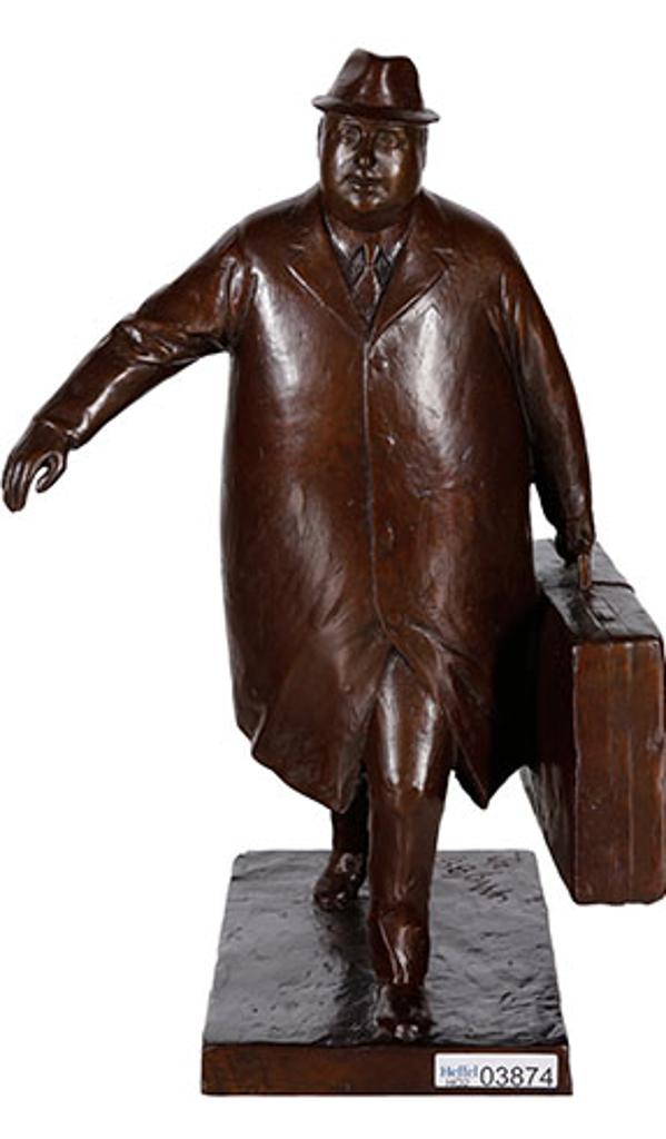 William Hodd (Bill) McElcheran (1927-1999) - Man with Suitcase (03874/A89-222)