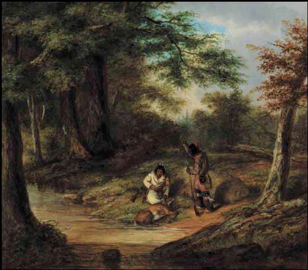 Cornelius David Krieghoff (1815-1872) - Indian Hunters