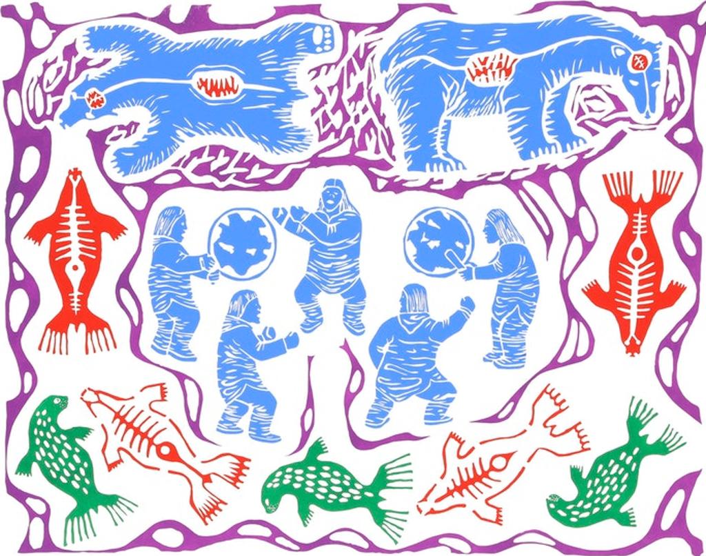 Abraham Apakark Anghik (1951) - Dance of Life and Death