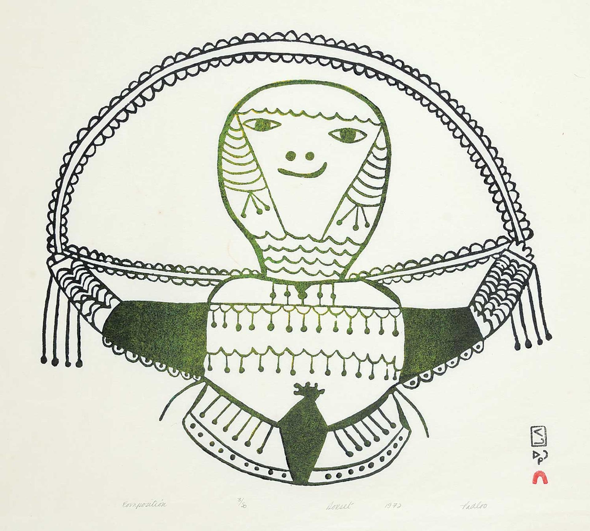 Pudlo Pudlat (1916-1992) - Composition #3/50