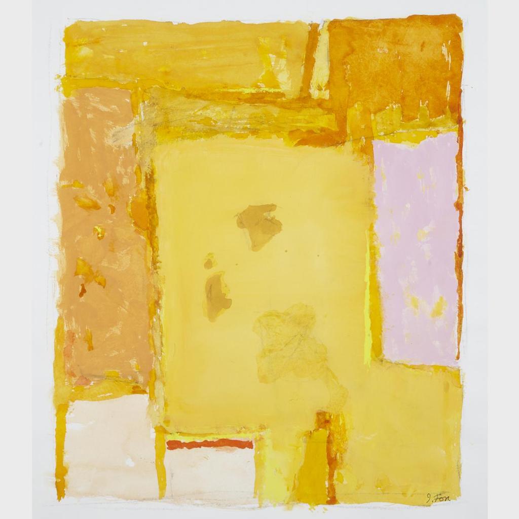 John Richard Fox (1927-2008) - Untitled Gouache No.3, 1972