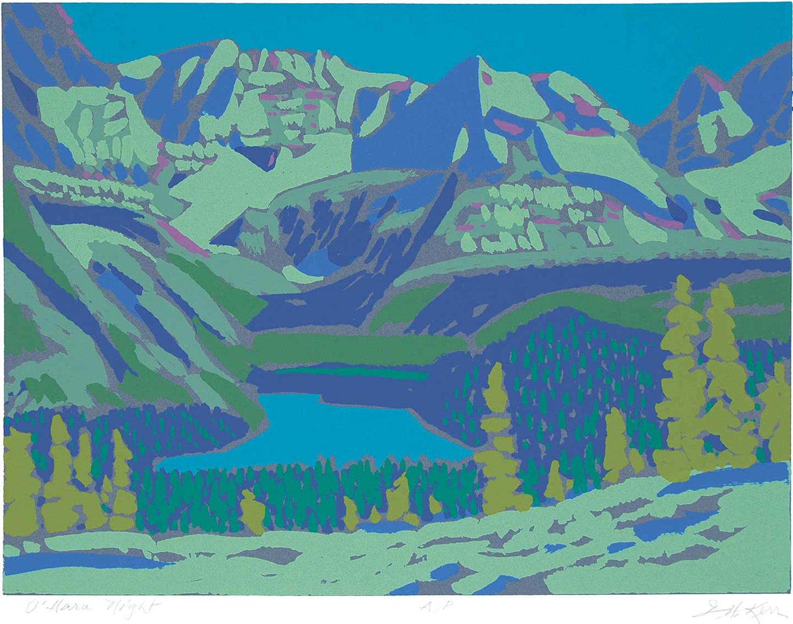 Illingworth Holey (Buck) Kerr (1905-1989) - O'Hara Night  #A/P