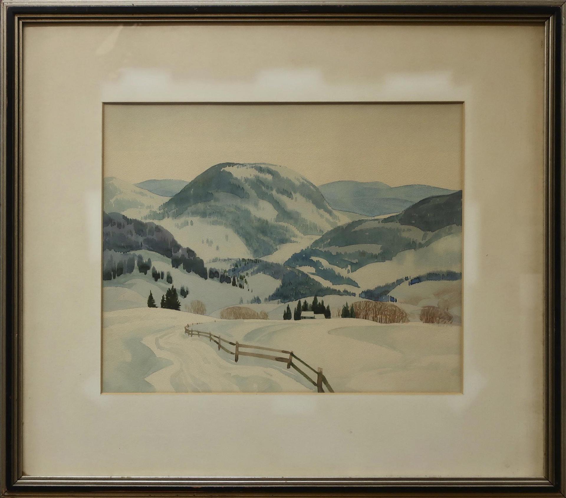 Graham Norble Norwell (1901-1967) - Floran's House Off Lac Mercier Road In The Laurentians