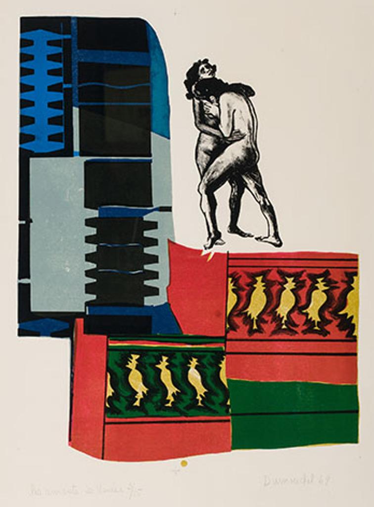 Albert Dumouchel (1916-1971) - Les amants de Venise