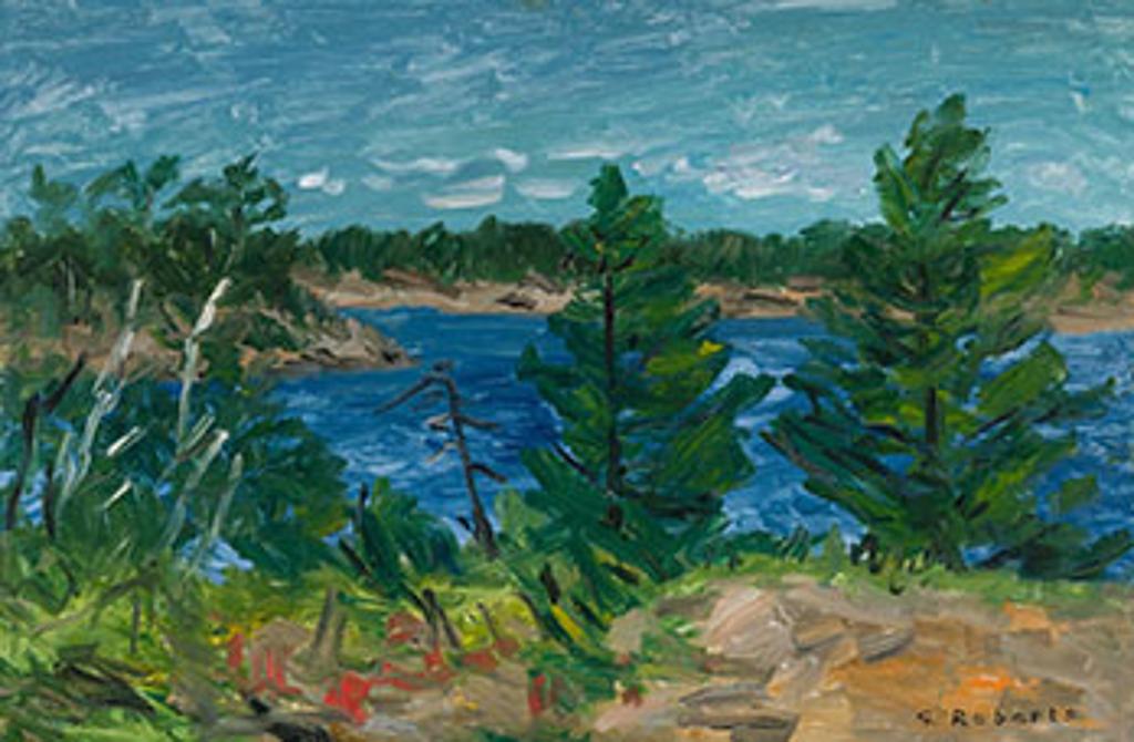 William Goodridge Roberts (1921-2001) - Pines Against Blue Waters