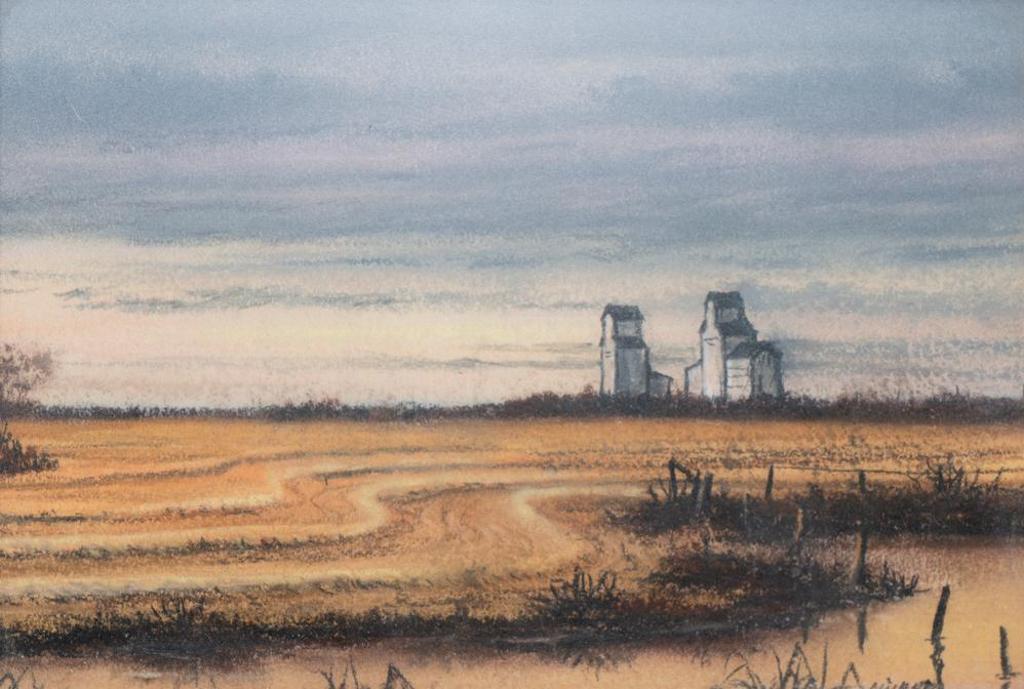 Bob Millard (1947-2014) - Untitled - Harvest and Elevators