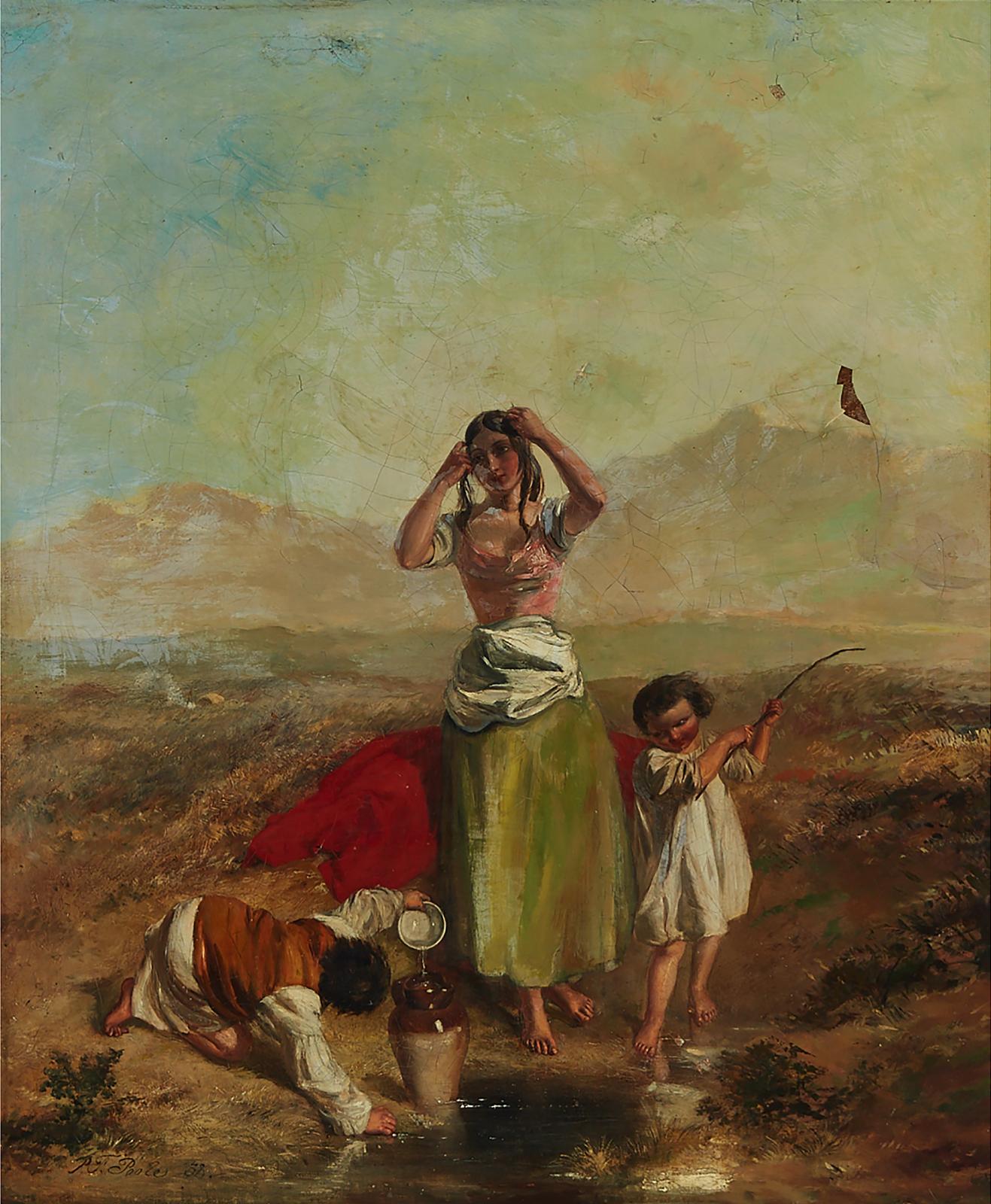 Paul Falconer Poole (1807-1879) - At The Spring, 1838
