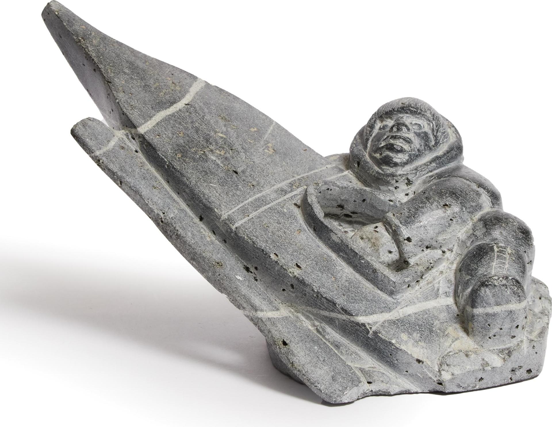 Davidialuk Alasua Amittu (1910-1976) - Sinking Kayak
