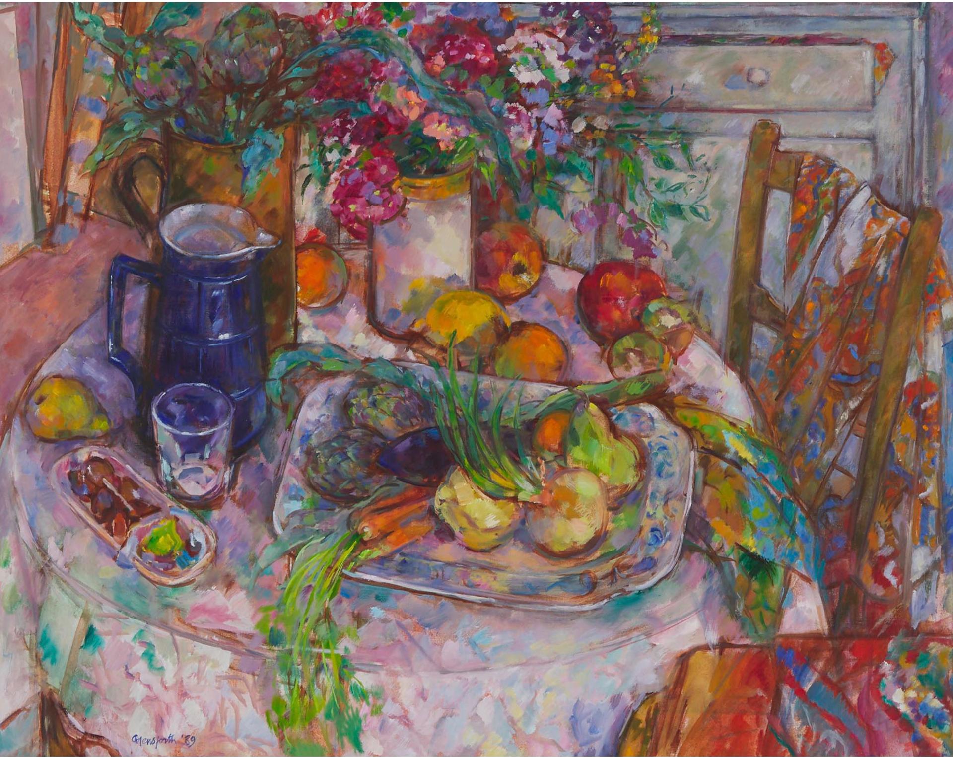 Charlotte Mensforth (1936) - Still Life, 1989