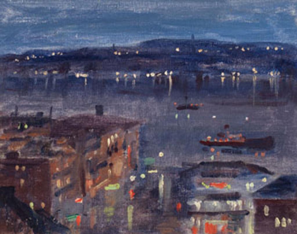 Robert Wakeham Pilot (1898-1967) - Quebec at Nightfall