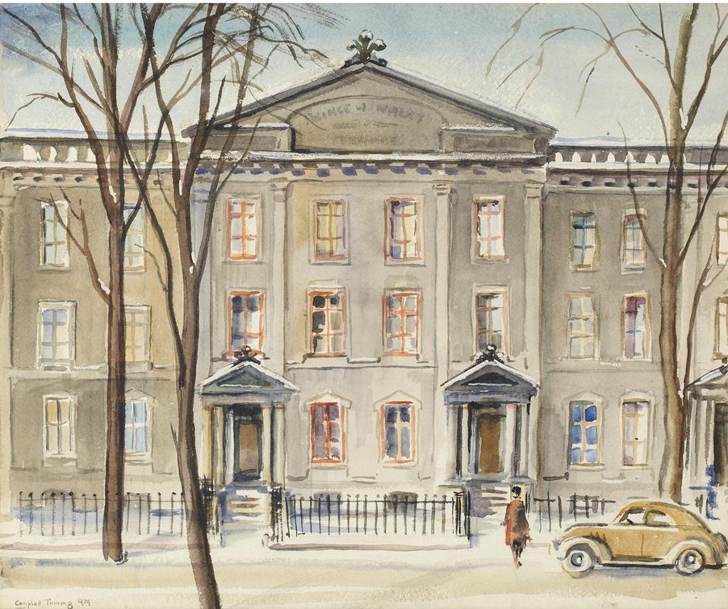 George Campbell (Cam) Tinning (1910-1996) - Street Scene