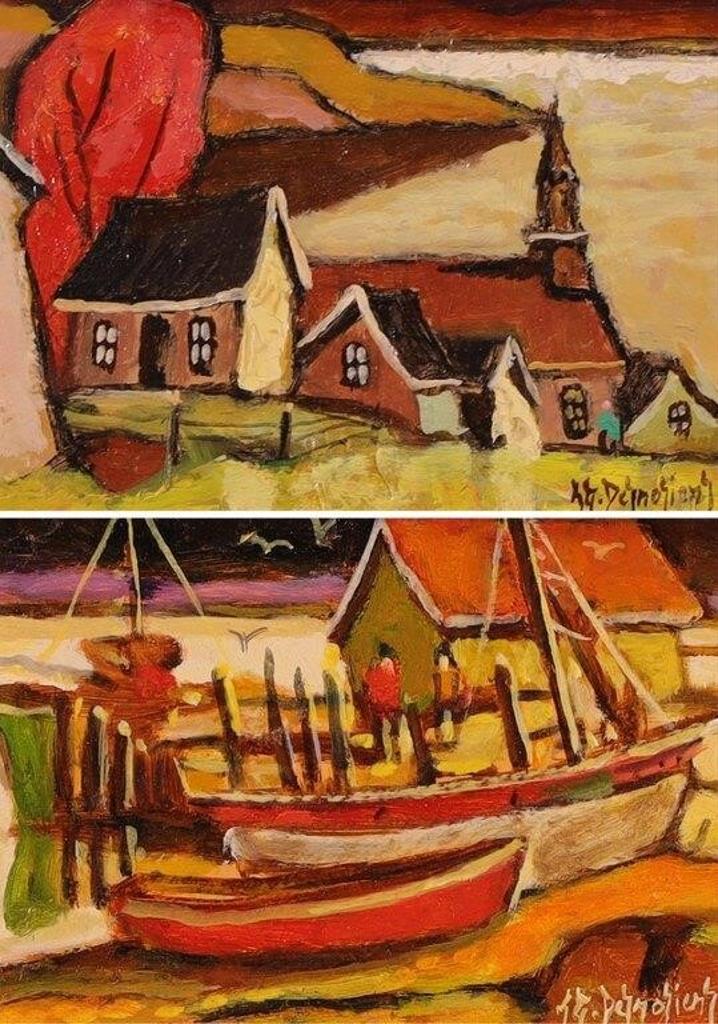 Jean-Guy Desrosiers (1934) - En Haut De La Cote (Charlevoix) / Un Vieux Quai