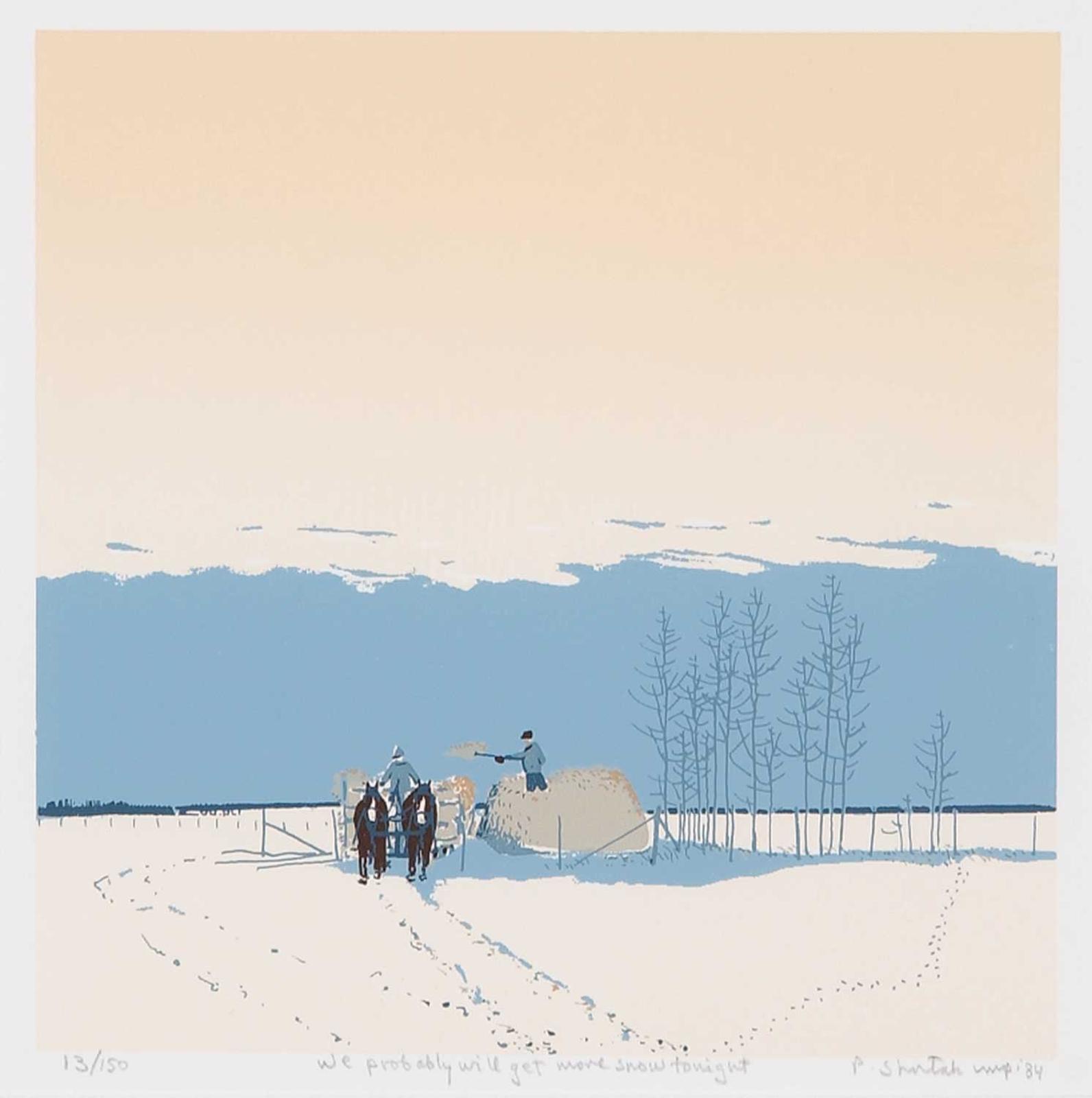 Peter Shostak (1943) - We Probably Will Get More Snow Tonight #13/150