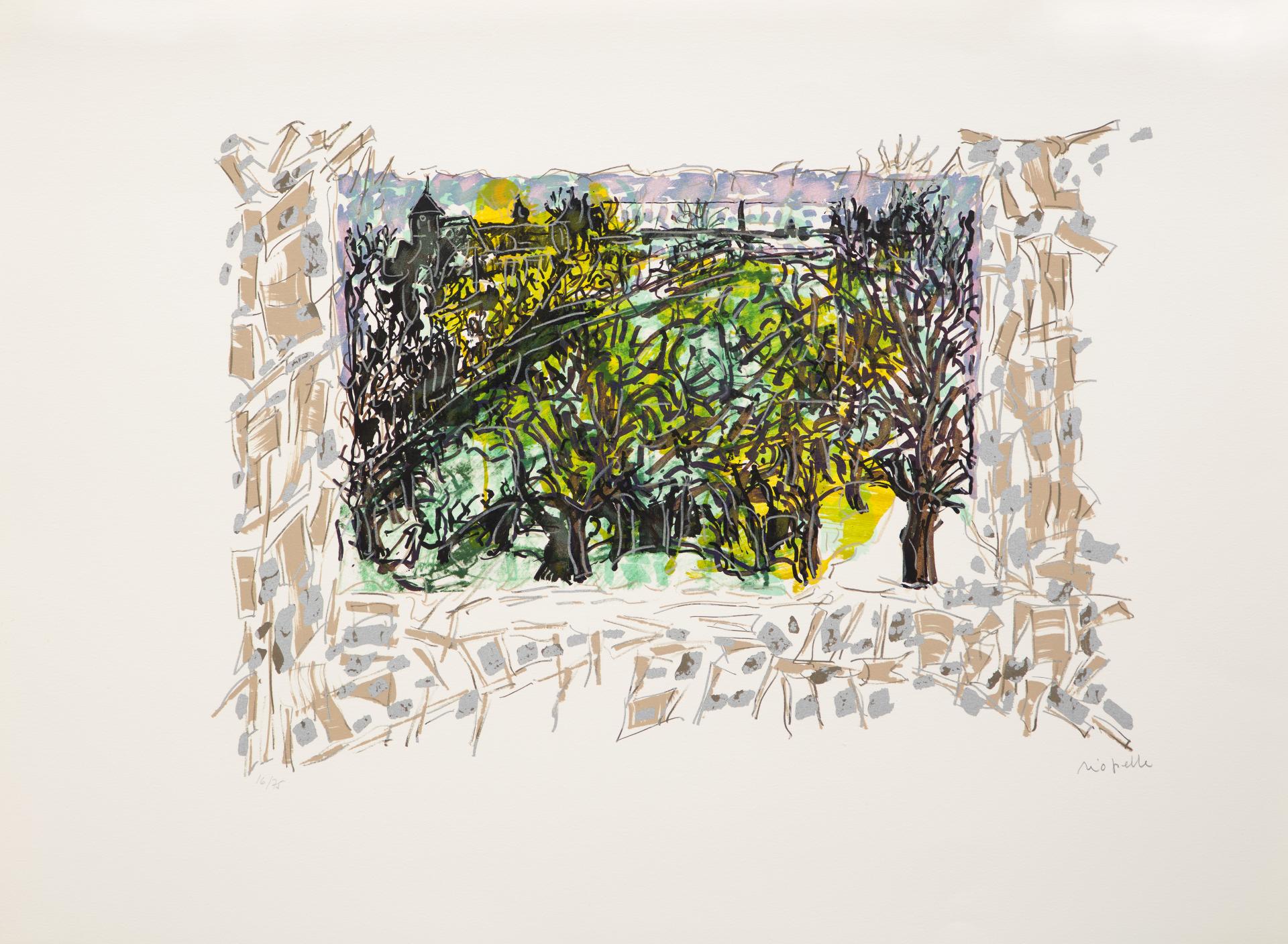 Jean-Paul Riopelle (1923-2002) - Les Saisons de Saint-Cyr-en-Arthies nº 1 (La Vallée du roi) , 1985