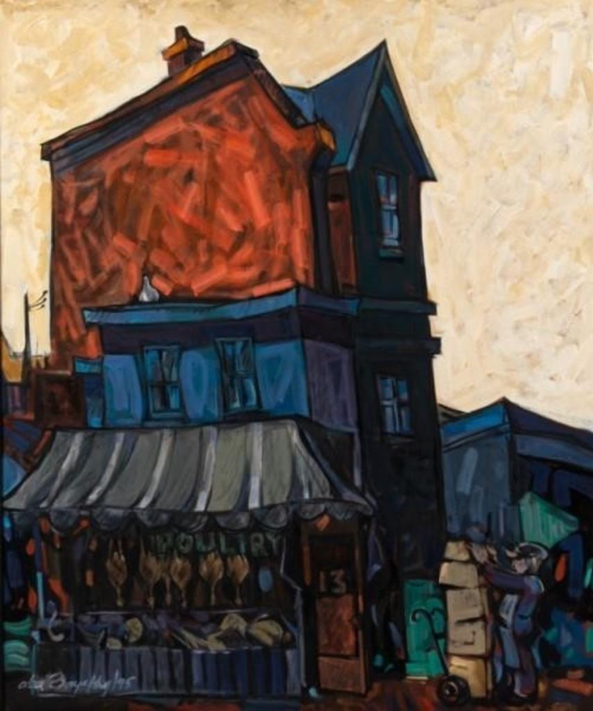 Aba Bayefsky (1923-2001) - Butcher Shop, Kensington Market