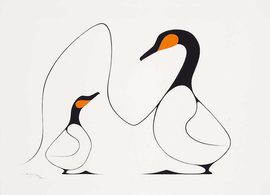Benjamin Chee Chee (1944-1977) - Two Geese