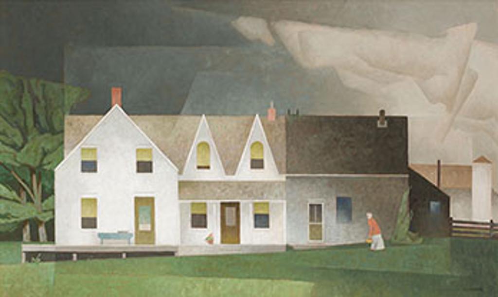 Alfred Joseph (A.J.) Casson (1898-1992) - Farmhouse Near Wingle
