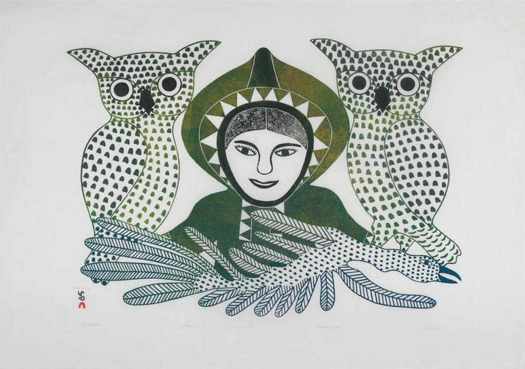 Kenojuak Ashevak (1927-2013) - My Birds