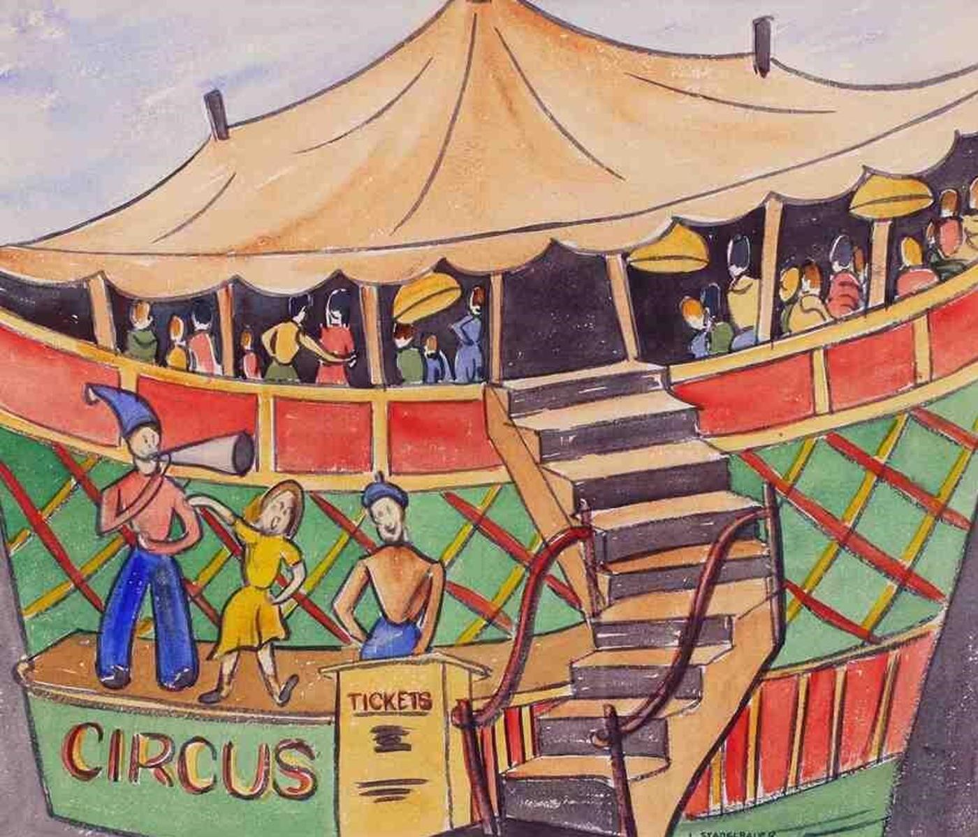 Isabel Stadelbauer (1909-2004) - CIRCUS; 1942