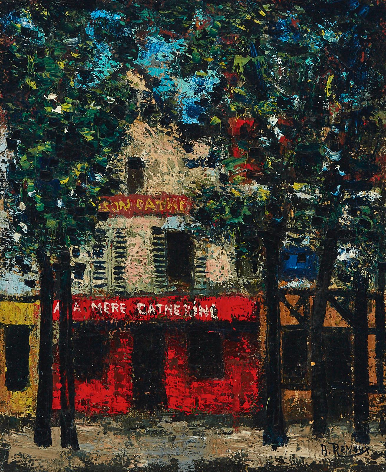 Andre Renoux (1939-2002) - La Mère Catherine, Paris