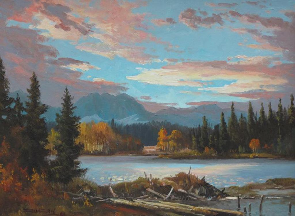Duncan Mackinnon Crockford (1922-1991) - After The Storm, Chilver Lake, Seebe, Alberta; 1986