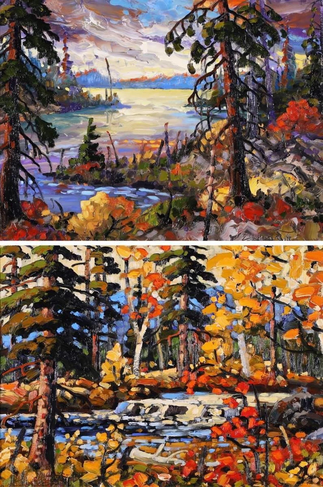 Rod Charlesworth (1955) - La Ronge, Evening Sky / Celista Autumn (Double-Sided)