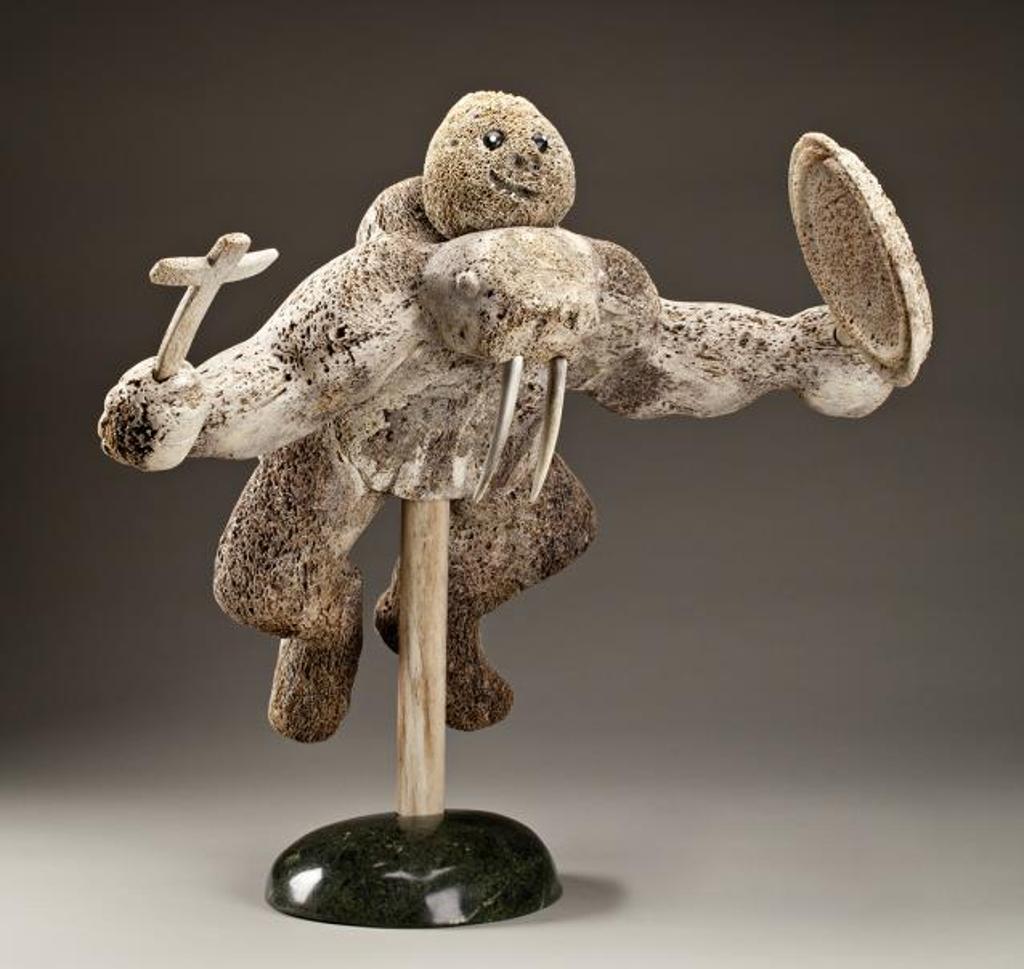 Charlie Ugyuk (1931-1998) - Winged Walrus Shaman Drumming