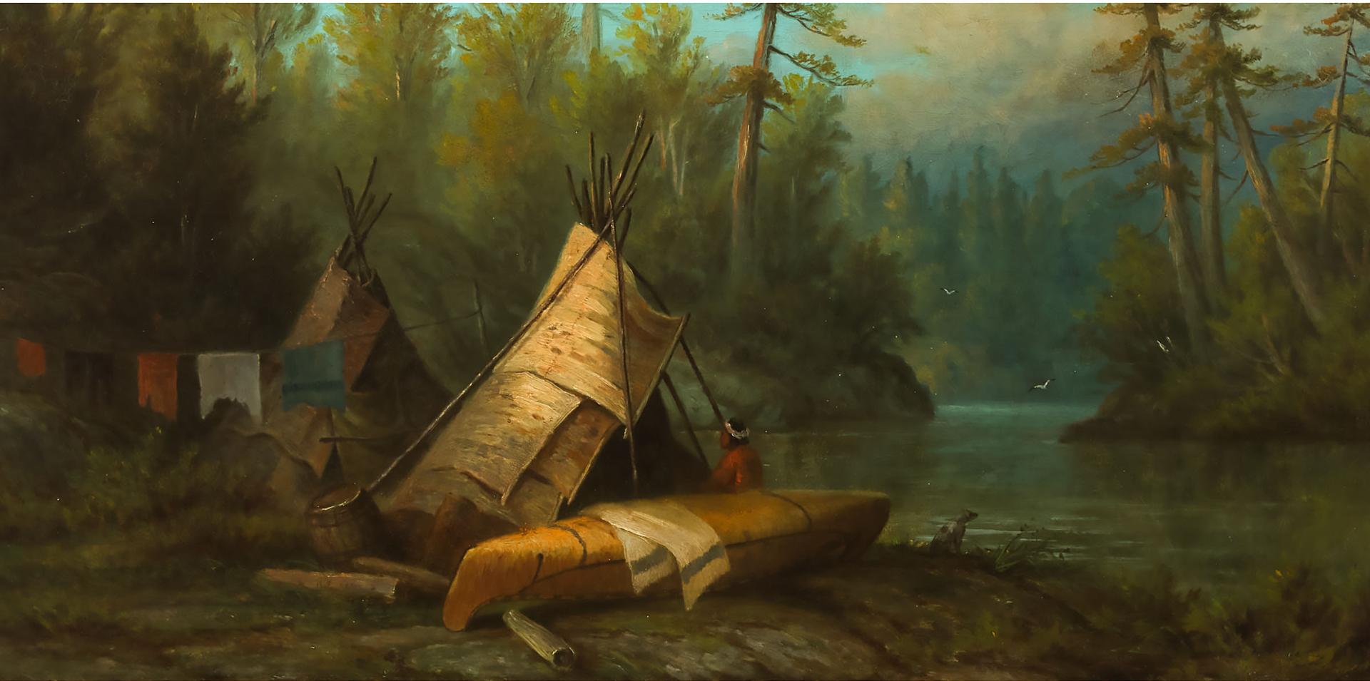 Frederick Arthur Verner (1836-1928) - Encampment, Ca. 1875